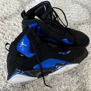 Jordan True Flight 'Black Game Royal' size 12. Used. No box.